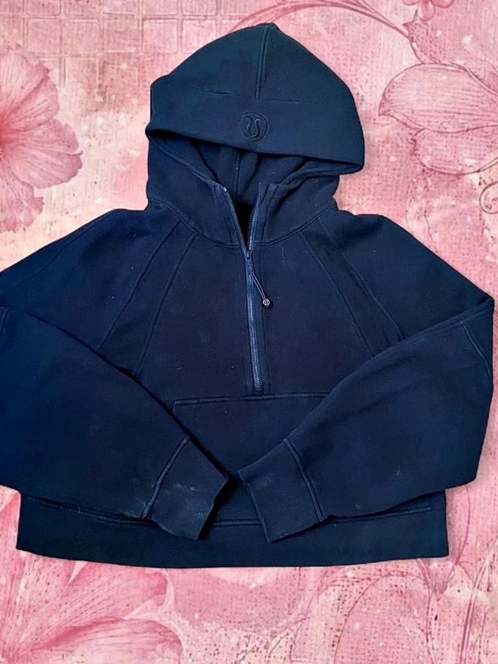 lululemon Scuba Half-Zip Hoodie Black medium/large